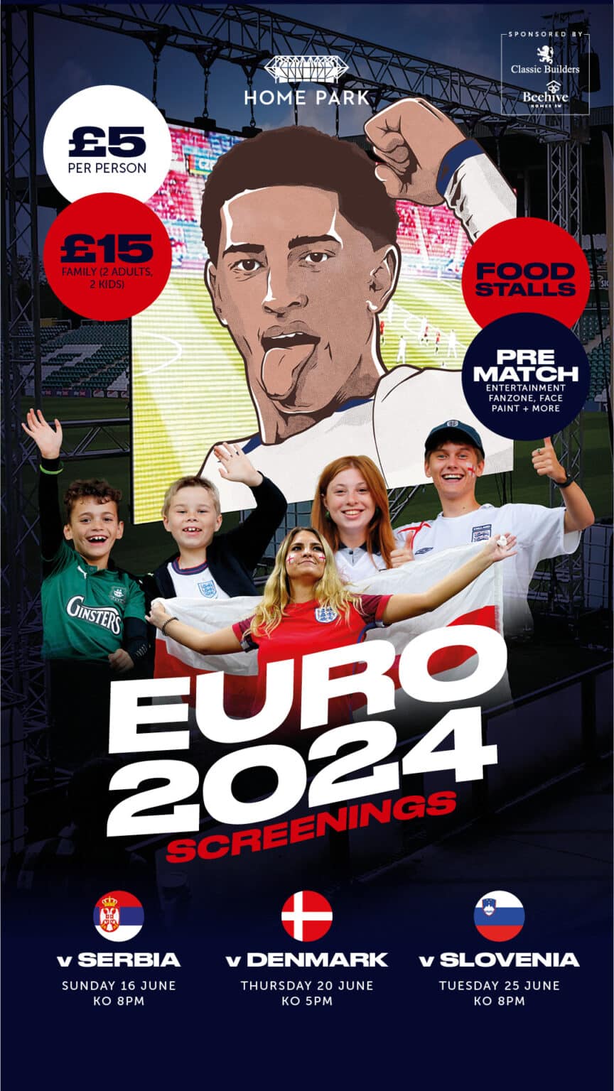 Watch England’s EURO 2024 Matches on Giant Screens at Home Park Whats